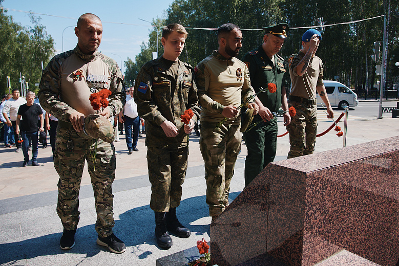 Митинг в День ветеранов боевых действий